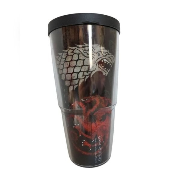 Tervis Game of Thrones Tumbler Black Gold I Drink and I Know Things 24 Oz 2016 - Picture 2 of 14